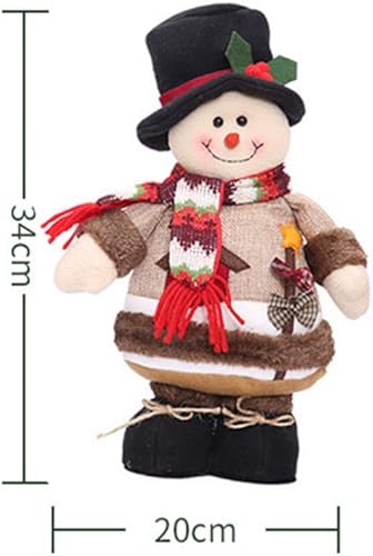 Miniatura 6 de Muñecos de decoración de Navidad, muñeco de nieve de pie, juguete de decoración para niños
