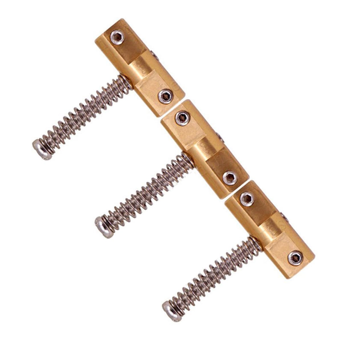 VOANZO 3 Pcs 10.8mm Brass Guitar Bridge Saddles for Electric Guitars Replacement Saddles for Enhanced Tone with Most Electric Guitar Bridges - Image 4