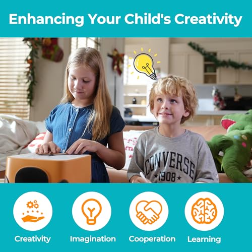 Kids Cardboard Cutter Tool - Safe DIY Construction Kit for Children Ages 3+, Educational STEM Craft Toy for Boys & Girls, Creative Art and Building Project Set