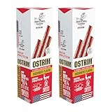 Ostrim (1.5oz) High Protein Snack Stick, (2 Packs of 10) (1.5, Teriyaki (Beef & Elk))