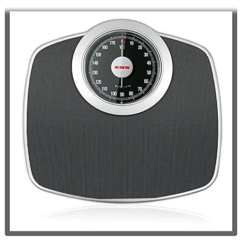 OUSIKA Báscula mecánica de baño Báscula mecánica analógica profesional Báscula de baño de precisión for medición de la salud, 31,6 × 30,6 × 5,3 cm Balanzas
