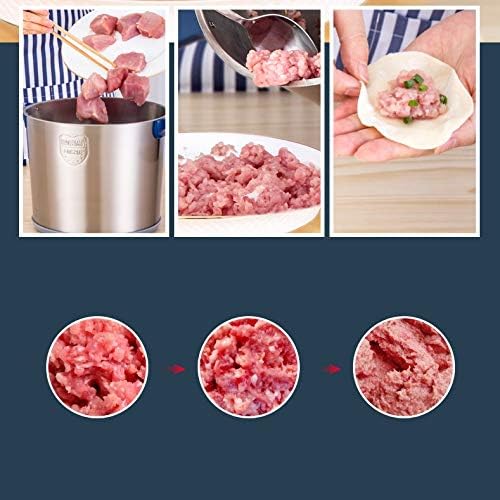 Commercial Meat Grinder High-power Minced Meat Blender Home Electric Stainless Steel Pepper Garlic Crusher Device