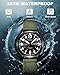 Imagen de CIVO Reloj para Hombre Grande Numeri: Analógico Correa Militar de Nylon Resistente al Agua