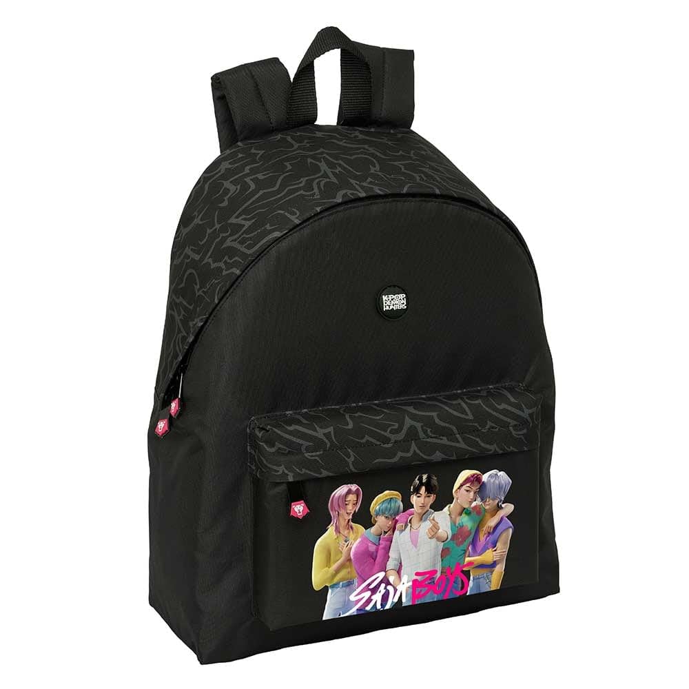 Safta | Mochila Escolar K-Pop Demon Hunters 33x15x42 cm Poliéster Niño Niña