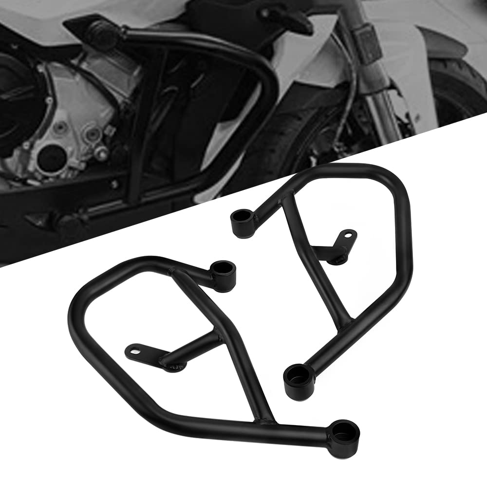 Moto Pare Carters,Pare-Chocs Protection CRASH BAR pour S1000XR 2021 2022,Noir