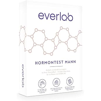 Man Hormone Test - 5 Important Hormones Quick & Easy Test Saliva Test for Testosterone DHEA Cortisol Estradiol and Progesterone Self Test for Home