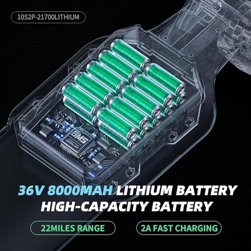 V20 Electric Skateboard with Remote, 28 Mph Top Speed,22 Miles Range,1000W Hub-Motor, Longboard Skateboard for Adults &Teens - Image 3