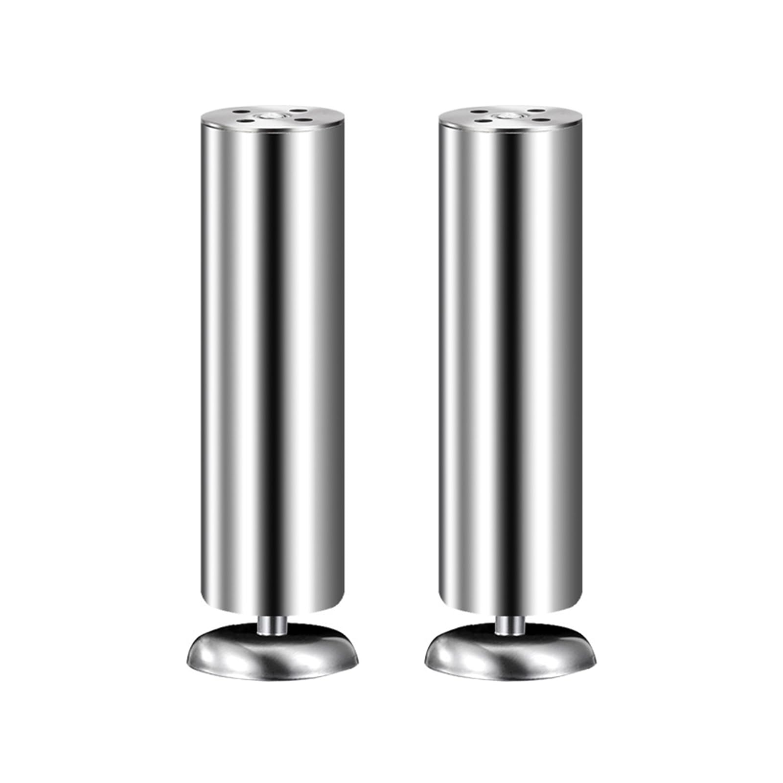 Metal Adjustable Furniture Legs Couch Legs Cabinet Adjustable Height Replacement Leg for Sofa/Dresser/Bed Cabinet Furniture Leveling Feet Kitchen Leg Levelers