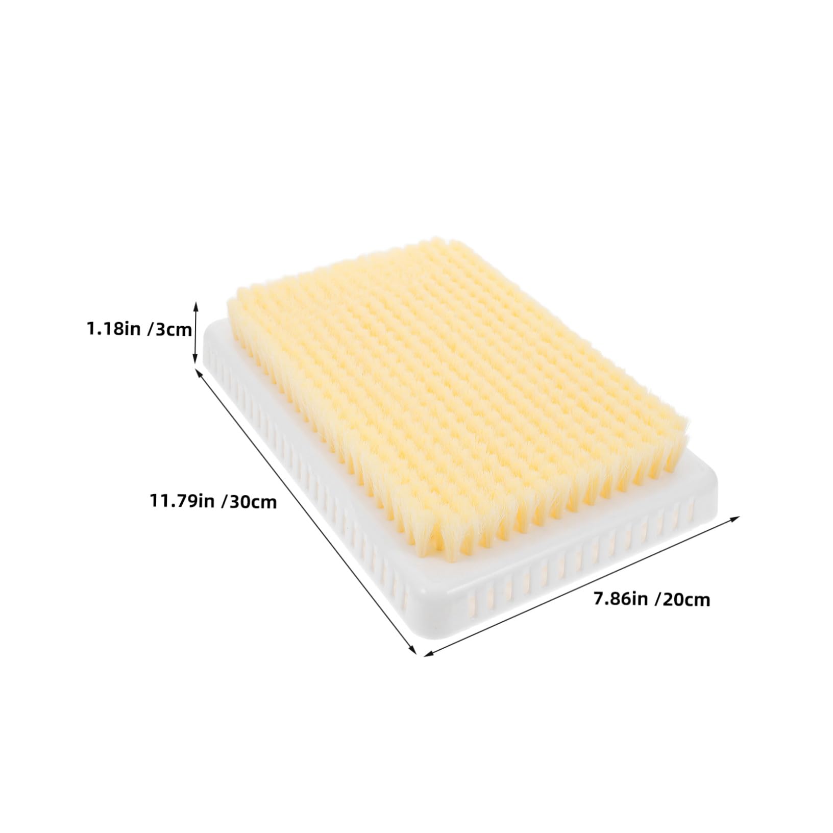 Ipetboom 2 Pezzi Scrub Schiena da Doccia Parete con Setole Esfolianti Resistenti Spazzola Massaggiante Corpo per Pulizia Profonda Senza Uso di Mani Accessorio Bagno Facile da Installare e