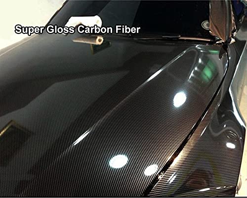 Film Carbone 4D Premium Pour Voiture - Effet Hologramme Brillant - Autocollant