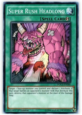Yu-Gi-Oh! - Super Rush Headlong (DOCS-EN066) - Dimension of Chaos - 1st Edition - Common by Yu-Gi-Oh!