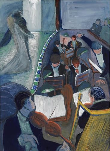 Tableau Marianne Von Werefkin le Théâtre I impression d'art mural 60x90cm