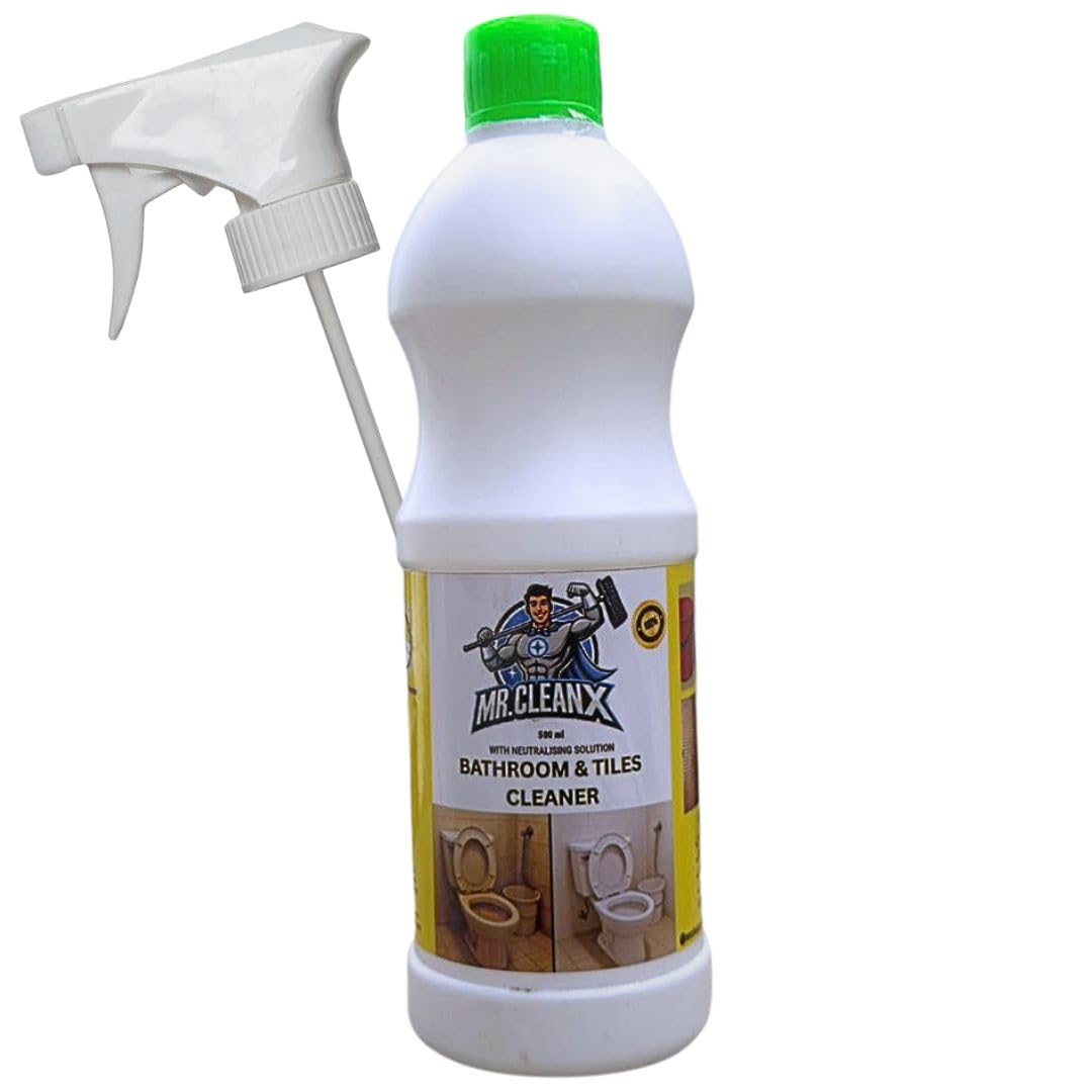 MR.CLEANX Tile Cleaner | Ceramic, Marble, Granite Cleaner | Surface Cleaner Liquid & Tile Stain Remover | Bathroom Floor 500 ml-image-1