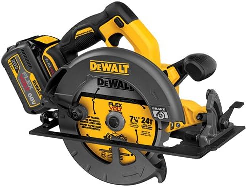 DEWALT FLEXVOLT 60V MAX* Circular Saw with Brake Kit, 7-1/4-Inch, Brushless (DCS575T2)