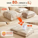 KAIX Electric Vacuum Storage Bags for Suitcase (12 Combo Set) - Image 4