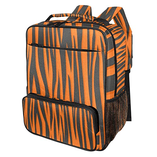 Cartable sac à dos multicolore orange et noir pour petits aventuriers