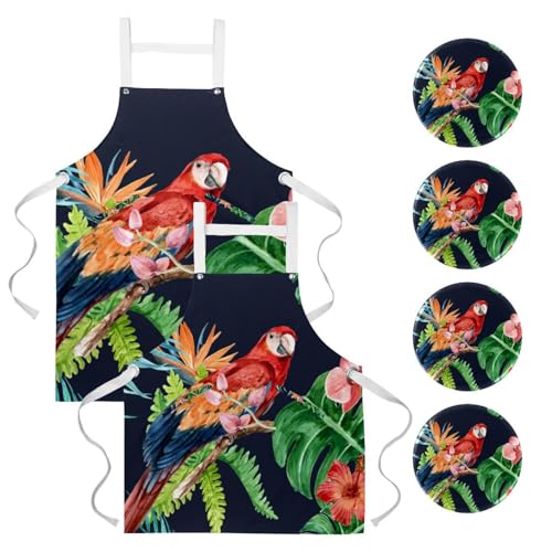 Tablier de cuisine pour pâtisserie et nettoyage avec broches amovibles