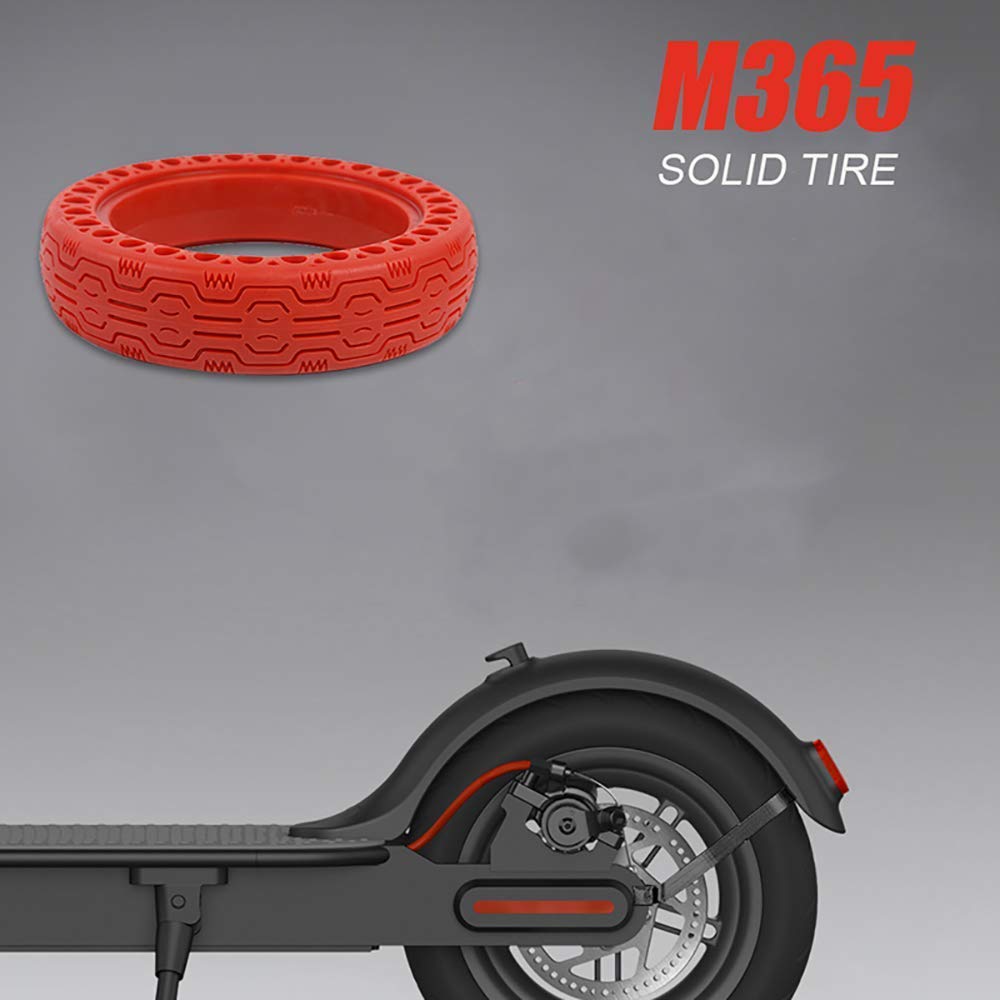 Remplacement de Pneu Solide Compatible avec Le Scooter électrique Xmi, Roue de Pneu de Scooter Avant/arrière de 8,5 Pouces, Pneu en nid d'abeille de Scooter électrique, Roues d'amortissement de Pneu