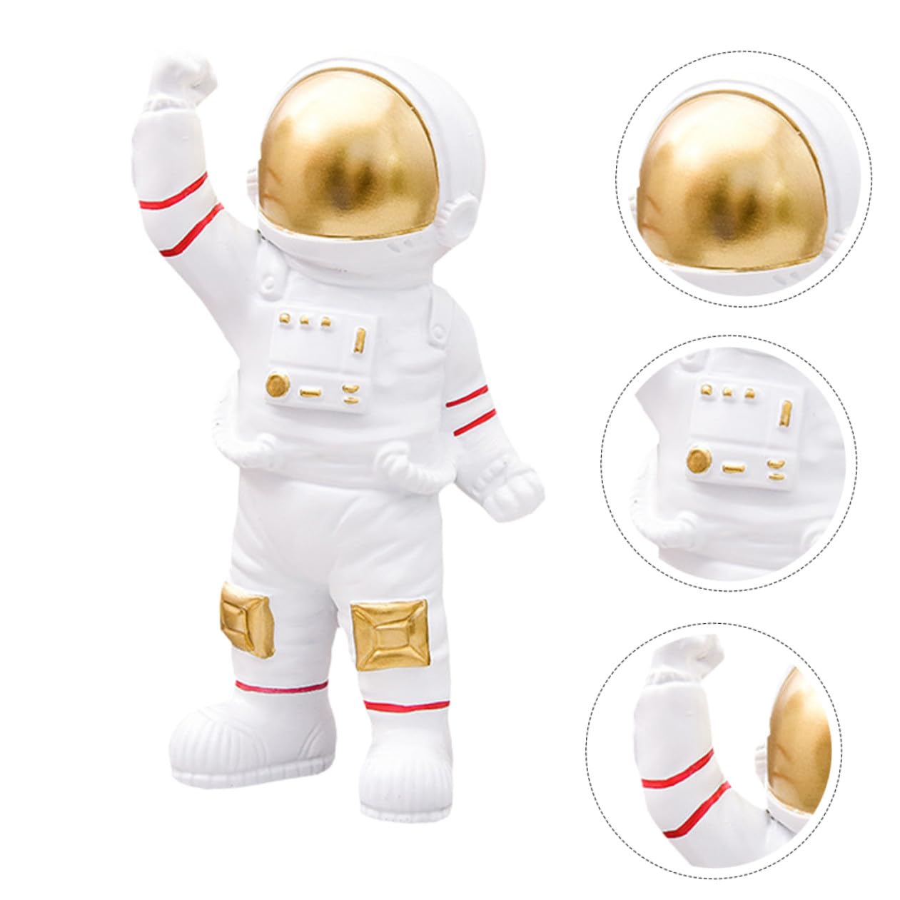 Astronauten Dekoration aus Kunstharz für Zuhause mit Weihnachten Party