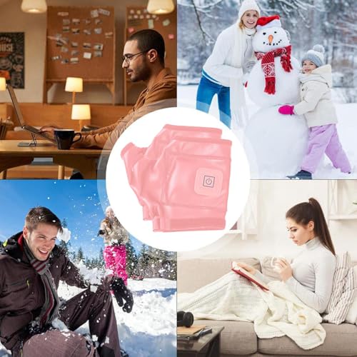 Guantes calefactables para invierno con pantalla táctil y batería recargable 6