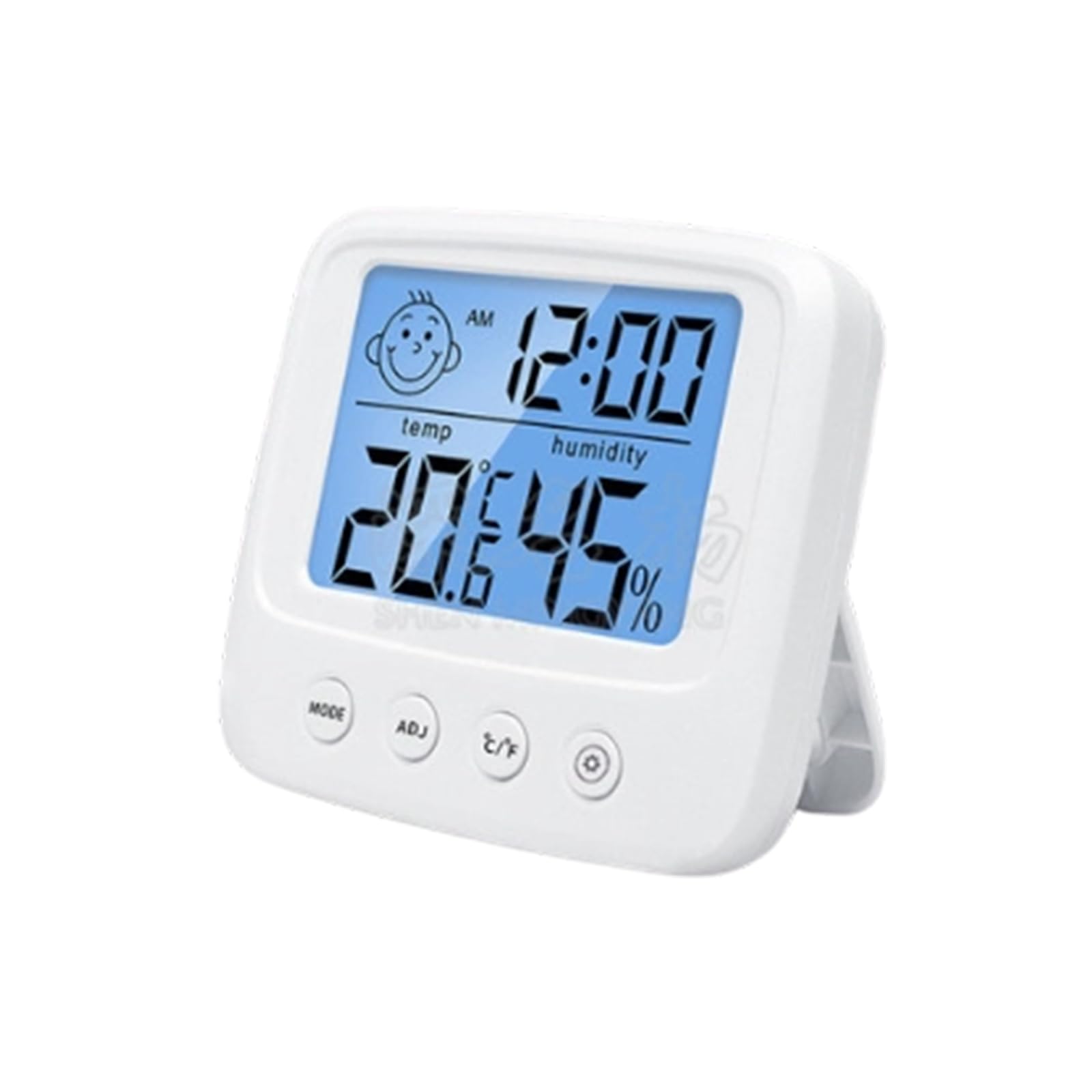 Kaeltsyn MultiFunctional Wall Clock with Hygrometer Thermometers Display Large Humidity Digital Hygrometer Clock with Large Temperature and Humidity Monitor for Home and Use