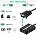 immagine 1Lemorele Adattatore VGA a HDMI 1080P 60Hz Convertitore da VGA da Maschio a HDMI Femmina con Audio 3,5mm di Ricarica Audio e USB Collegamento di Computer, Laptop, PC a HDTV, Monitor, Proiettore-Nero