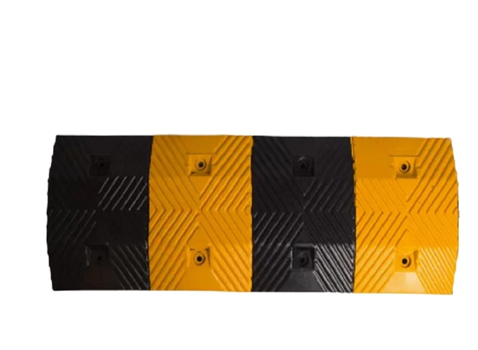 Ground Speed Bumps Rubber Speed Bump Ramp Deceleration Belt, Road Reducer, Cushion Shock Auto Limit Ridge Buffer Zone(Color 3)