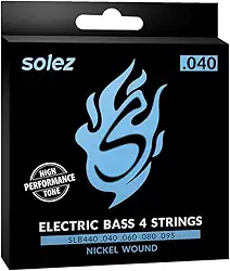 Encordoamento para Contrabaixo 4 cordas Solez 0,040 SLB440