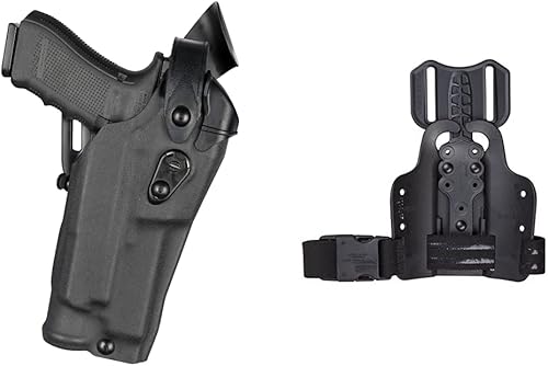 Miniatura 7 de Safariland 6360RDS - Funda de retención de nivel tres, compatible con vista de punto rojo, STX negro liso, diestro, compatible con: Glock 17/22