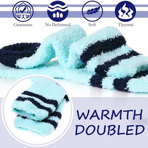 Image of Anlisim Fuzzy Socks for Women, Soft Comfy Cozy Fluffy Thick Winter Warm Fleece Slipper Socks