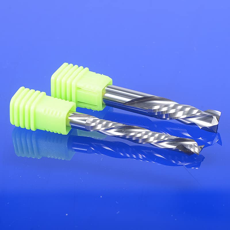 Brocas para fresadora de doble filo con corte vertical limpio para grabado plano en madera 4