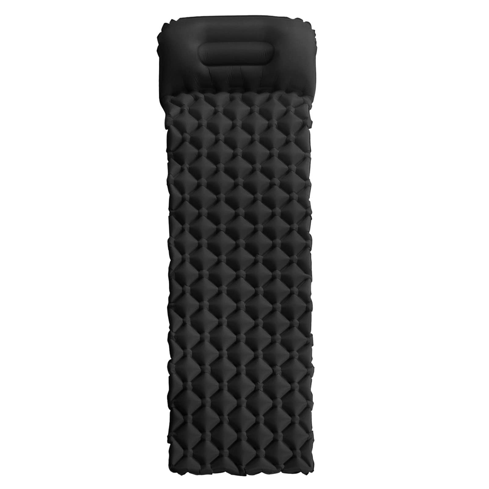Materassino per Tenda da Esterno Campeggio Tappetino da Picnic Portatile Pausa Pranzo Cuscino per Dormire con Nido d'uovo (Black)