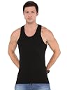 Macroman M-Series Modern Fine Vest for Men, Black, L, Pack of: 1 gallery image