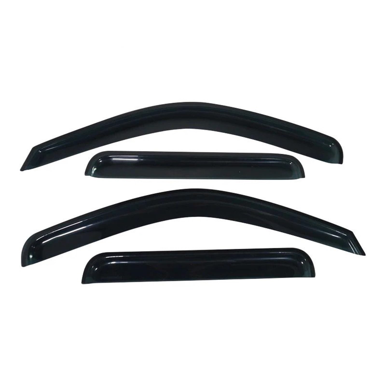 Viseras Laterales Ventanas para Mazda B2200 B2500 2002-2007 Visera De Ventana Lateral Coche Protector Lluvia Y Sol Toldos Refugio Weathershield