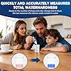 WEILAOK Test Durezza Acqua, Kit Durezza Acqua, Test Durezza Acqua Addolcitore con Provetta per Analisi Misurare Calcare con Test PH e Test Cloro, 15ml Fino a 200 Test, Utilizzo Facile e Immediato