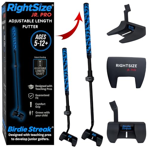 Image of Kids Putter Adjustable Length Junior Golf Club for Boys Girls Ages 2-12
