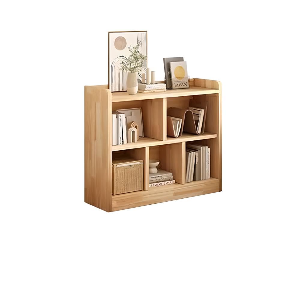 Amazon | JIHYECOU 本棚 木製 ウッド オープンシェルフ ナチュラル