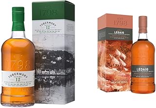 Tobermory 12 Year Old Single Malt Scotch Whisky 70cl Ledaig Sinclair Series Rioja Cask Finish Single Malt Scotch Whisky 700ml