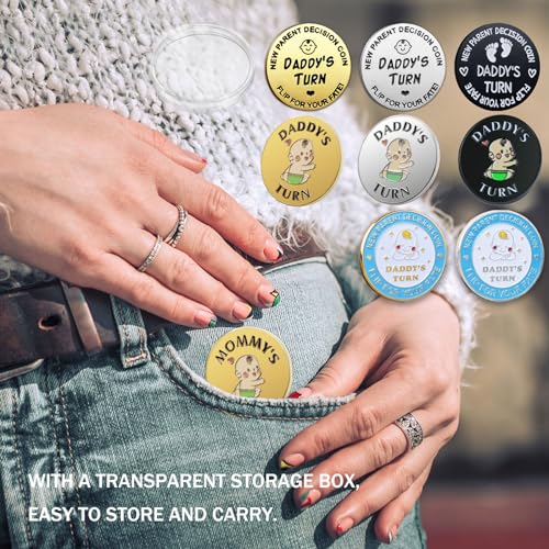 Image of Funny New Parents Decision Gift,Pregnancy Gifts New Dad Mom Gifts,New Parents Gifts for Couples Halloween Thanksgiving Christmas Gift for First Time to be Moms Dads Daddy Mummy Double Sided