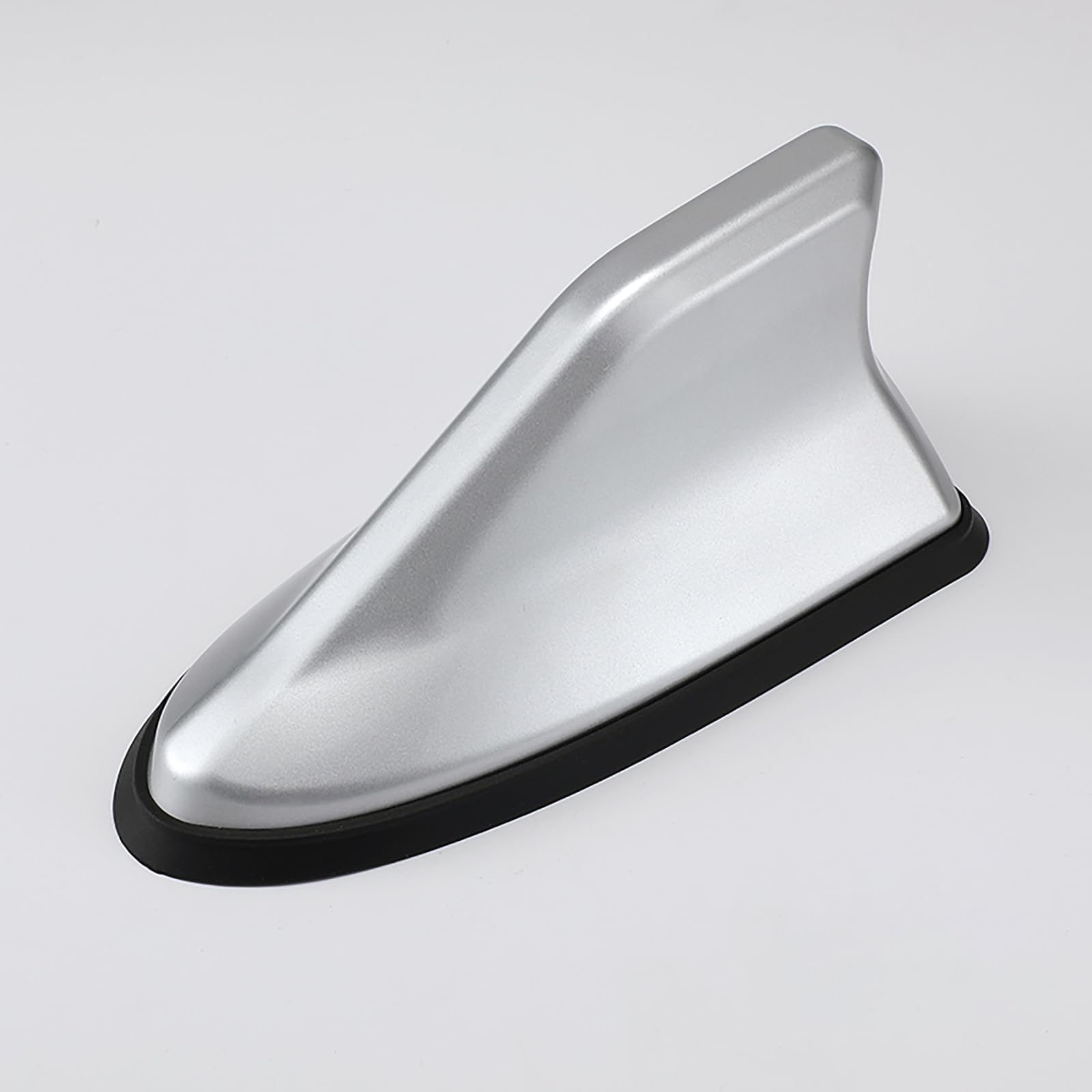 Car Shark Fin Antenna for Volkswagen POLO 2005-2009 9N3, Waterproof Roof Car Aerial, Radio Signal Aerials, Dustproof Shark Fin Shape Cover,E-Silver