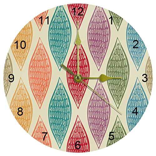 Horloge murale abstraite 25cm avec chiffres arabes - 2