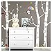 Produktbild Grandora W5459 Wandtattoo XXL Birkenstämme + Pandabären I weiß (BxH) 281 x 250 cm I Kinderzimmer Baby Aufkleber Wandsticker Wandaufkleber