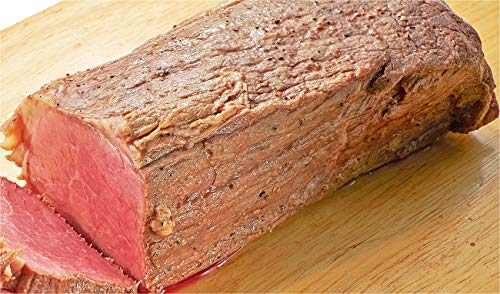 [Amazon限定ブランド] ローストビーフ 牛肉 ブロック 肉 無添加 ローストビーフ 特製たれ&レホール西洋わさび付 虹色キッチン (500g)