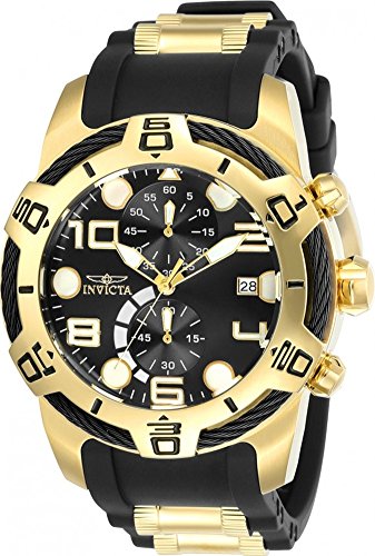 [CrN^] Invicta rv Bolt Chronograph Black Dial Men's Watch Y 24218 [sAi]