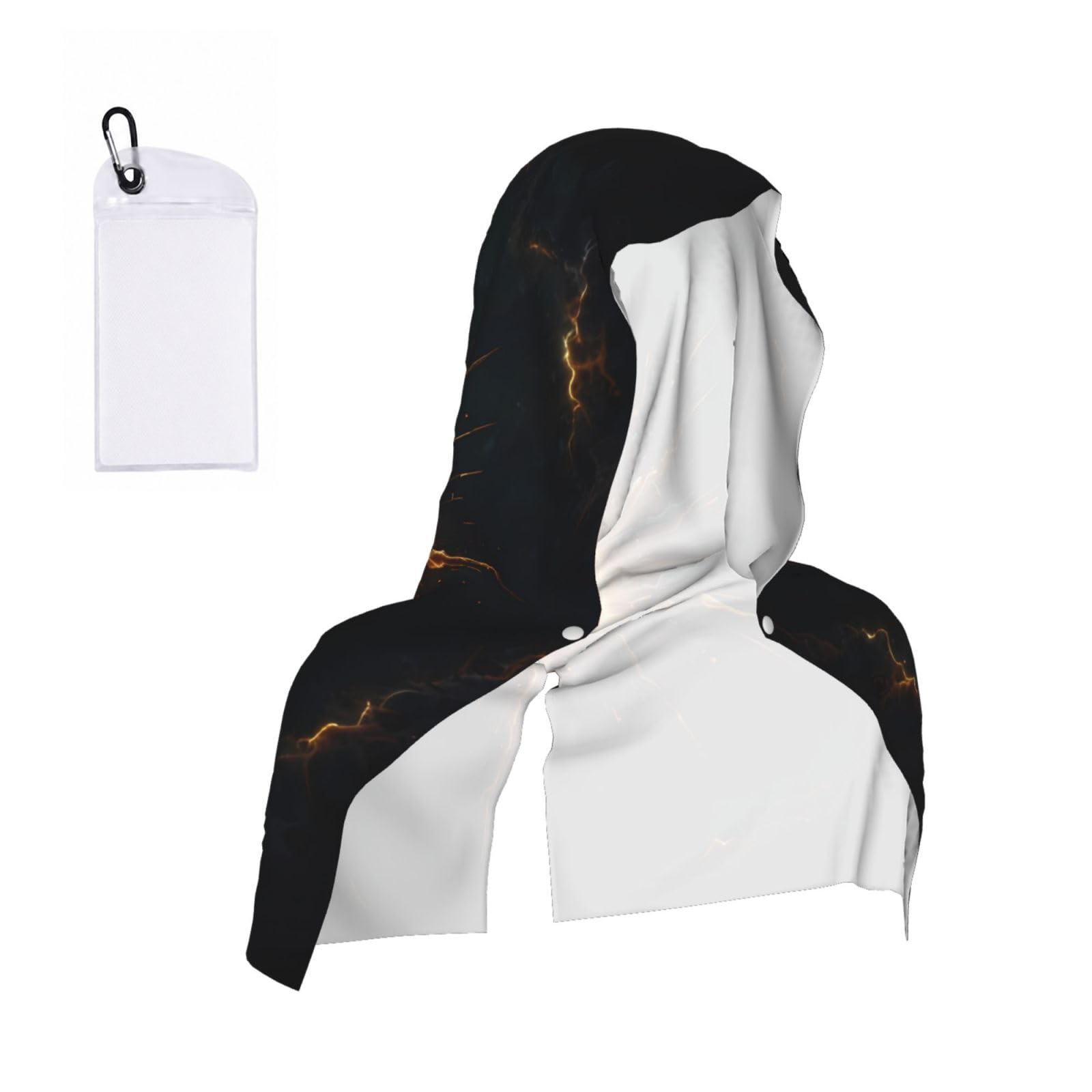 ZQYTGFDC Wisdom Cooling hooded towels are suitable for summer sports, running, outdoor work, and gardening.