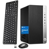HP EliteDesk 705G4 MT Computadora de Escritorio, Mini Tower PC, AMD Ryzen 3 Pro 2200GE, 8GB RAM, 256GB SSD, WiFi,...