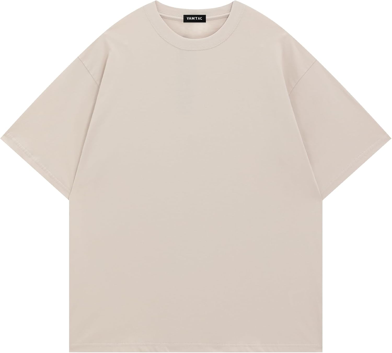 Vamtac Cotton T Shirts for Men Loose fit Short Sleeve Shirts Crewneck Tshirt Men Plain T Shirts