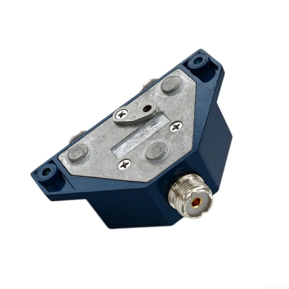 Commutateur coaxial CA201 2 positions 1.8-600MHz Manuel Antenne Outil avec SO239 UHF Femelle Connecteur pour Radio Amateur et Surveillance Station de Base