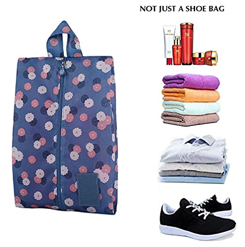 6 Pack Travel Shoe Bags for Women Packing Washable Shoe Travel Bags for High Heels and Boots Daisy Shoes Storage Bags with Zipper for Sneakers and Gym3