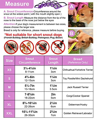 Dog Muzzle, Mesh Muzzle For Small Medium Large Dogs, Soft Dog Muzzle To Prevent Biting Chewing, Drinkable Breathable Adjustable Puppy Muzzle #TOP2